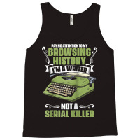 Pay No Attention To My Browsing History Funny Novel Novelist Raglan Ba Tank Top | Artistshot