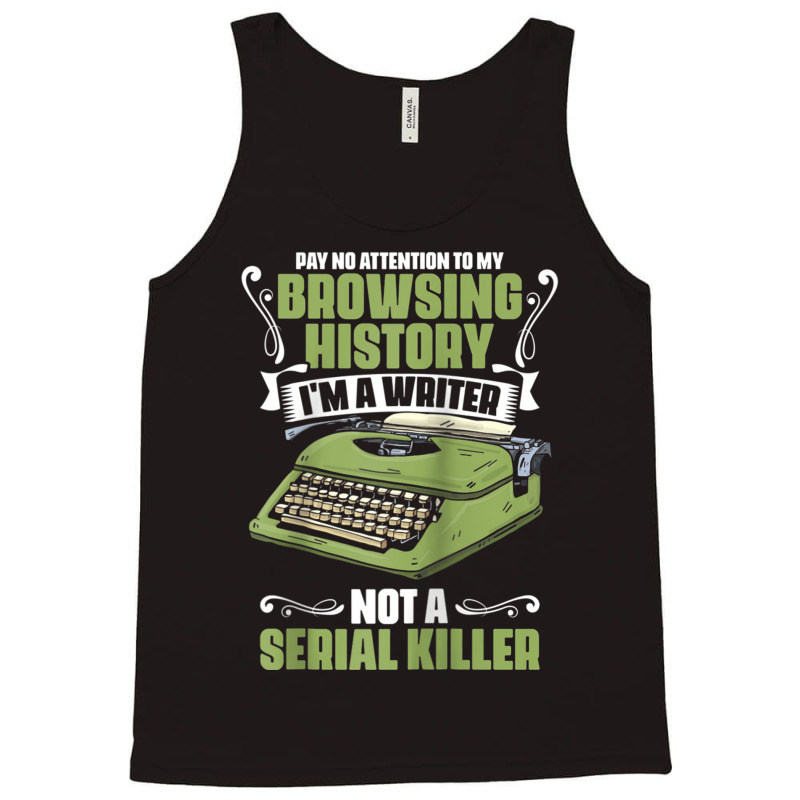 Pay No Attention To My Browsing History Funny Novel Novelist Raglan Ba Tank Top by cm-arts | Artistshot