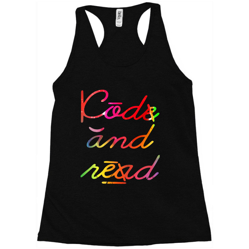 Code And Read Dyslexia Awareness Racerback Tank by Jazz Store | Artistshot