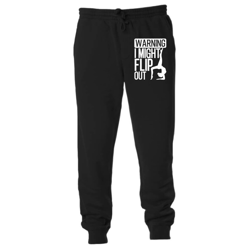 Warning I Might Flip Out Gymnastics Art For Girls Boys Unisex Jogger | Artistshot