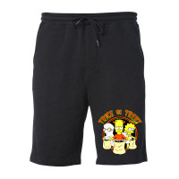 Trick Or Treat Simpsons Fleece Short | Artistshot