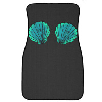 Seashell Mermaid Brassiere Bikini Bra Clam Shell Tshirt Front Car Mat | Artistshot