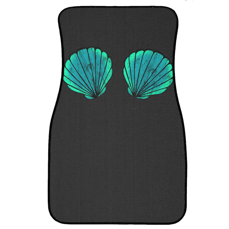 Seashell Mermaid Brassiere Bikini Bra Clam Shell Tshirt Front Car Mat | Artistshot