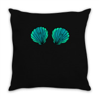 Seashell Mermaid Brassiere Bikini Bra Clam Shell Tshirt Throw Pillow | Artistshot