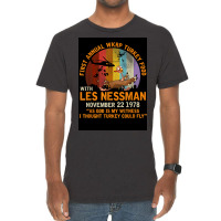 First Annual Wkrp Turkey Food   Les Nessman Vintage T-shirt | Artistshot