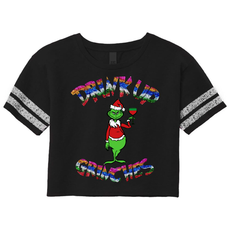 Drink Up Grinches Scorecard Crop Tee by Kanmosrin52 | Artistshot