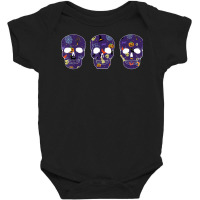 Halloween Sugar Skull Dia De Los Muertos Calavera T Shirt Baby Bodysuit | Artistshot