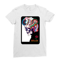 Dylan And The Dead Alternate Skull Ladies Fitted T-shirt | Artistshot