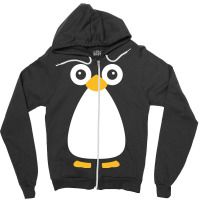 Cute Vector Penguin Classic Zipper Hoodie | Artistshot