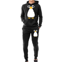 Cute Vector Penguin Classic Hoodie & Jogger Set | Artistshot