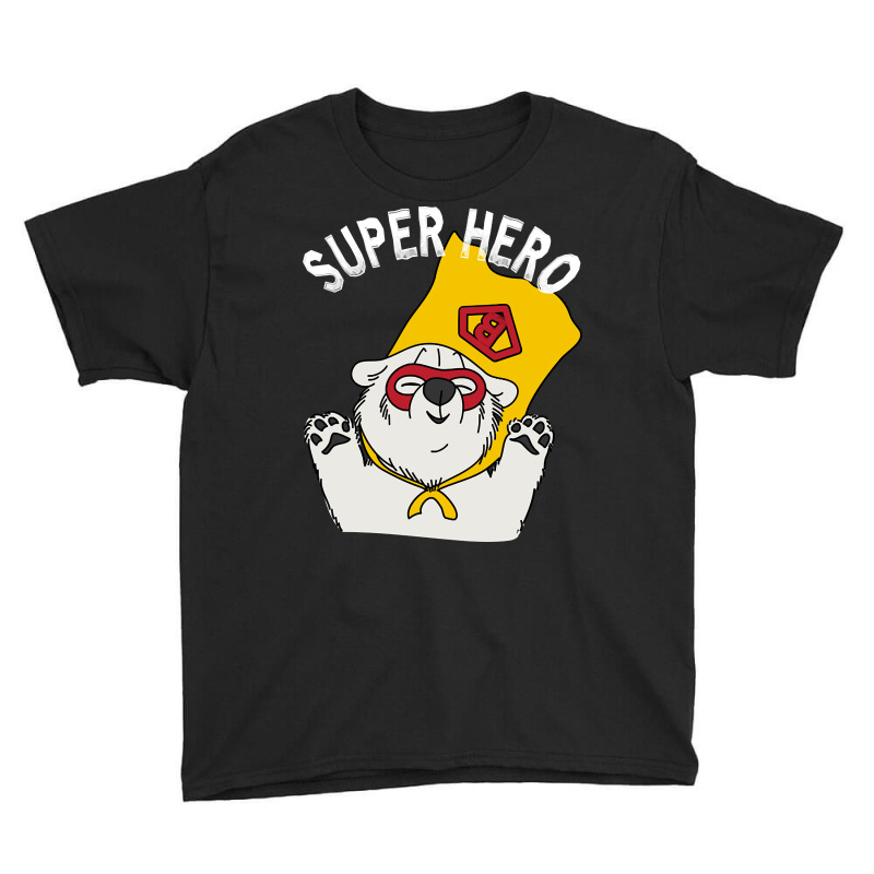 Bear Super Hero Youth Tee | Artistshot