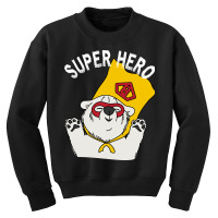 Bear Super Hero Youth Sweatshirt | Artistshot