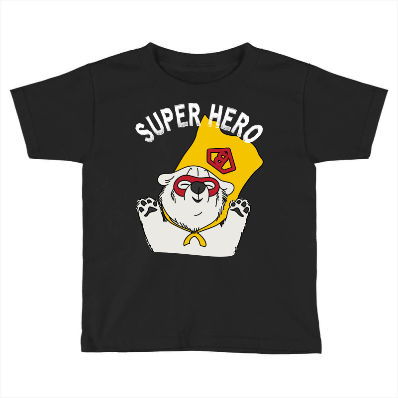 Bear Super Hero Toddler T-shirt | Artistshot