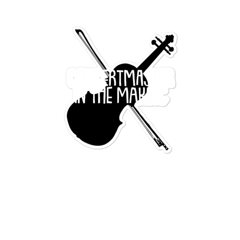 Concertmaster In The Making Sticker | Artistshot