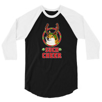 Christmas Doge 3/4 Sleeve Shirt | Artistshot