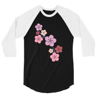 Sakura Minimalist 3/4 Sleeve Shirt | Artistshot