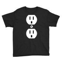 Couple Plug Socket Matching Costume Funny Halloween Gifts T Shirt Youth Tee | Artistshot