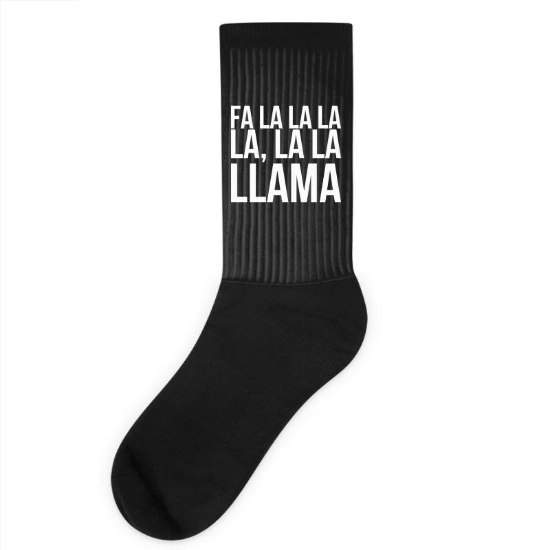 Fa La La La La La La Llama-npqnt Socks | Artistshot