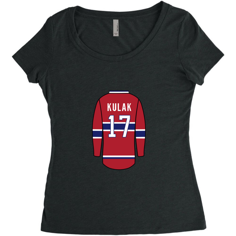 Brett Kulak Jersey 1 (2) Women's Triblend Scoop T-shirt by BrianDavis | Artistshot