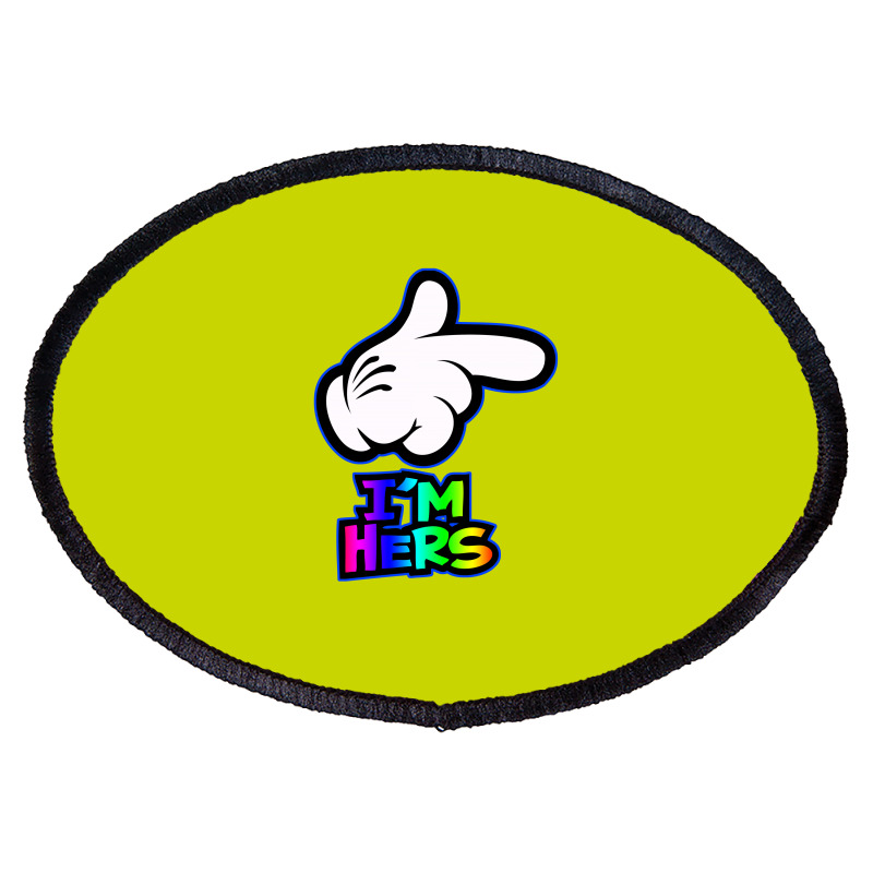 Im-hers Oval Patch | Artistshot