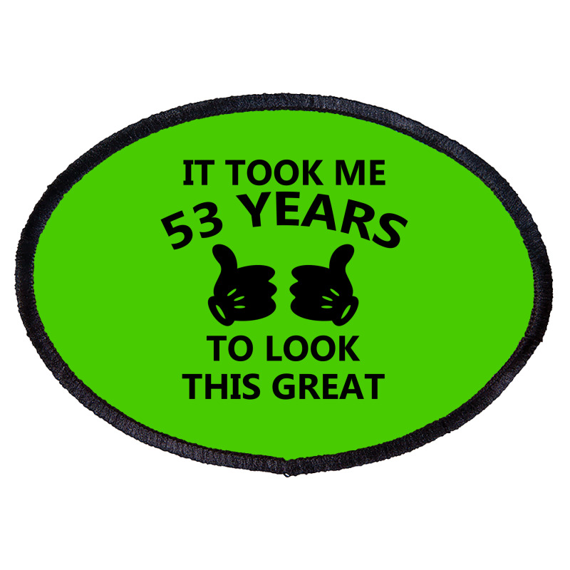 It Took Me 53 Years To Look This Great Oval Patch | Artistshot