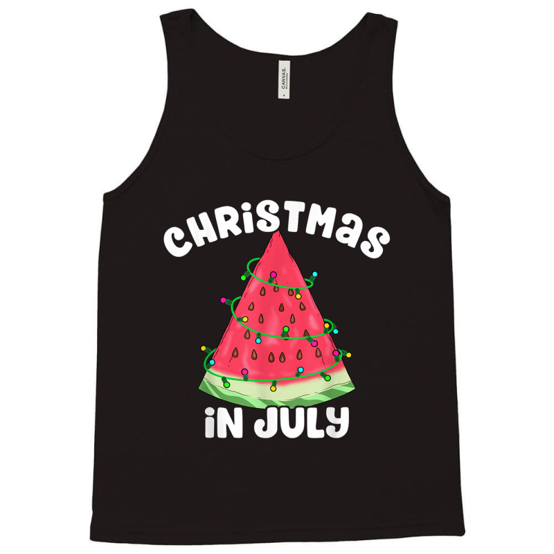 Summer Christmas July In Christmas In July Christmas Melon1 Tank Top by Christine R Cross | Artistshot