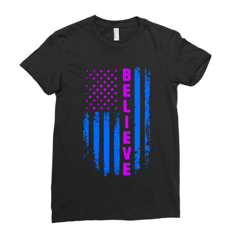 Believe Ladies Fitted T-Shirt by Jazz Store | Artistshot