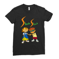 Cartoon Rocket Power Shore Shack Graphic Ladies Fitted T-shirt | Artistshot