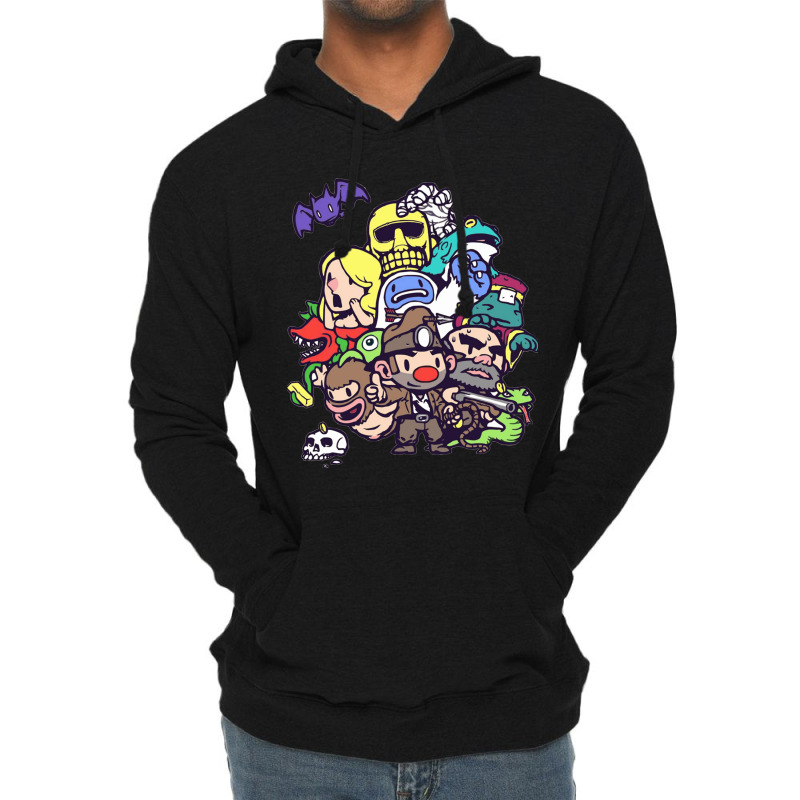 Spelunky Gang Lightweight Hoodie | Artistshot