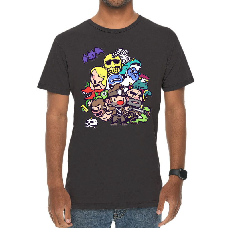 Spelunky Gang Vintage T-shirt | Artistshot