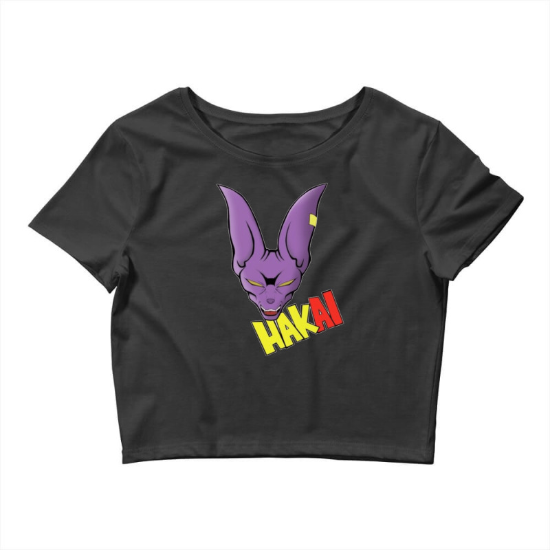 Dragonball Super Beerus Hakai For Boyfriend Crop Top by GemmaBird | Artistshot