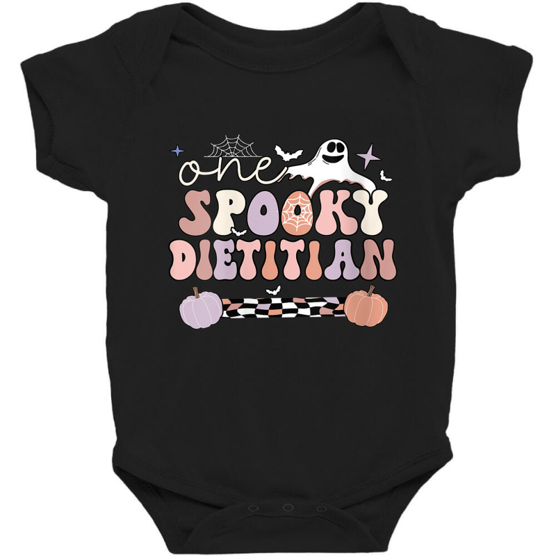 Womens Spooky Dietitian Halloween Dietetics V Neck T Shirt Baby Bodysuit by cm-arts | Artistshot