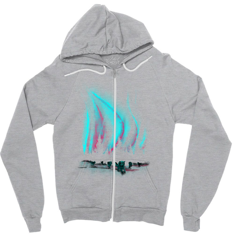 Surprise Attack Zipper Hoodie by tasmilacaravi | Artistshot