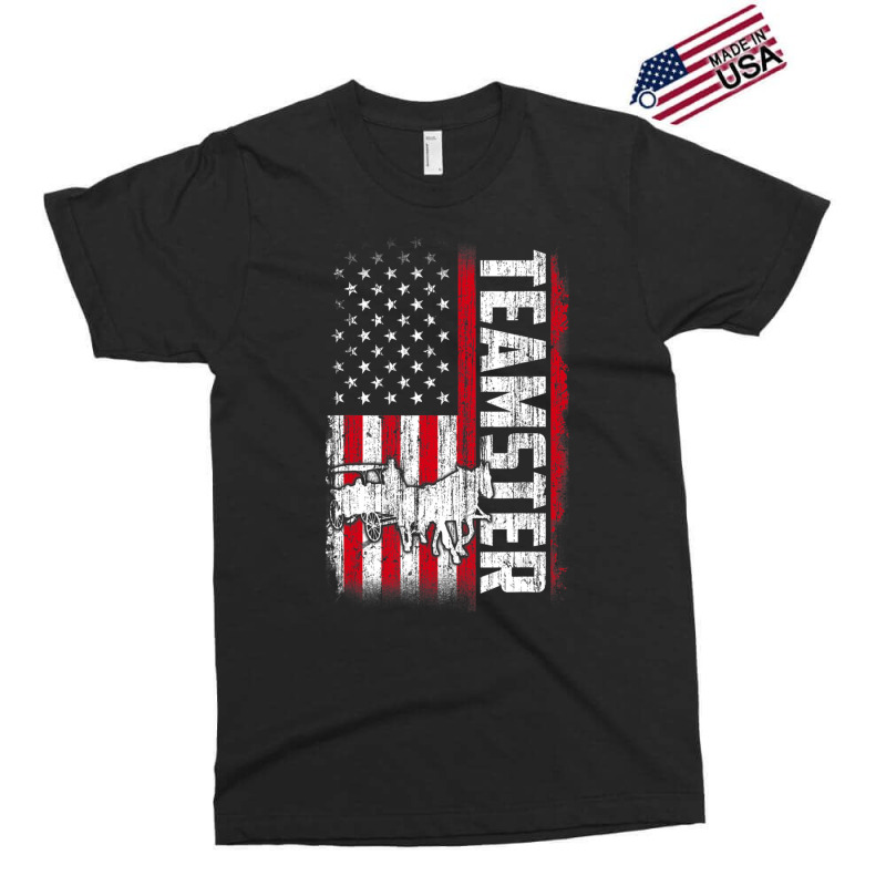 Teamster American Flag Quotes Sayings Exclusive T-shirt | Artistshot