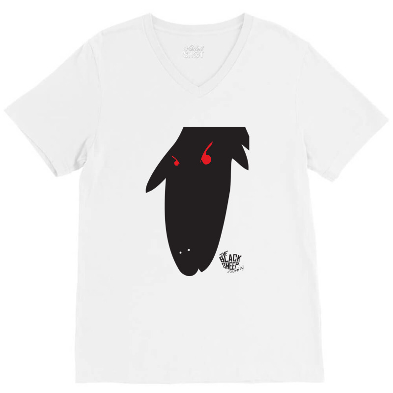 The Black Sheep Family (head) V-Neck Tee by tasmilacaravi | Artistshot