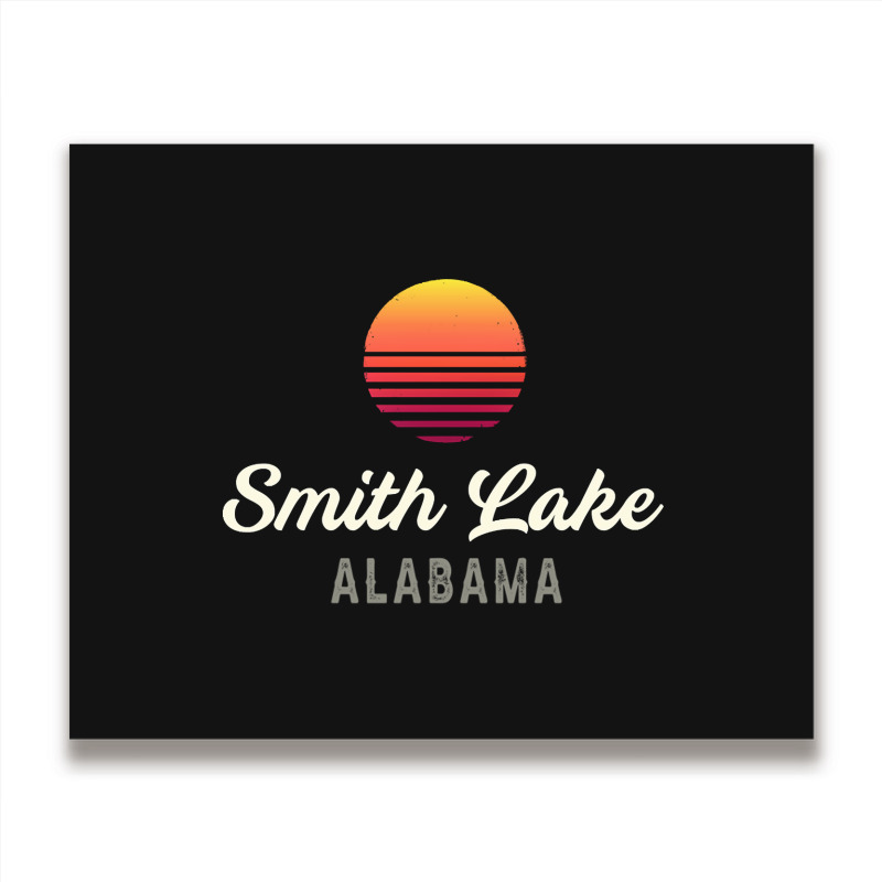 Smith Lake ,alabama Bass Fishing Metal Print Horizontal By Kuwannin528