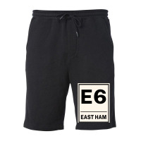 E6 East Ham Postcode United Kingdom Fleece Short | Artistshot