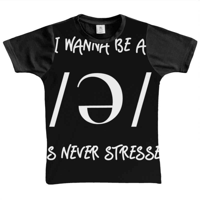 I Wanna Be A Schwa It's Never Stressed Graphic Youth T-shirt by cm-arts | Artistshot