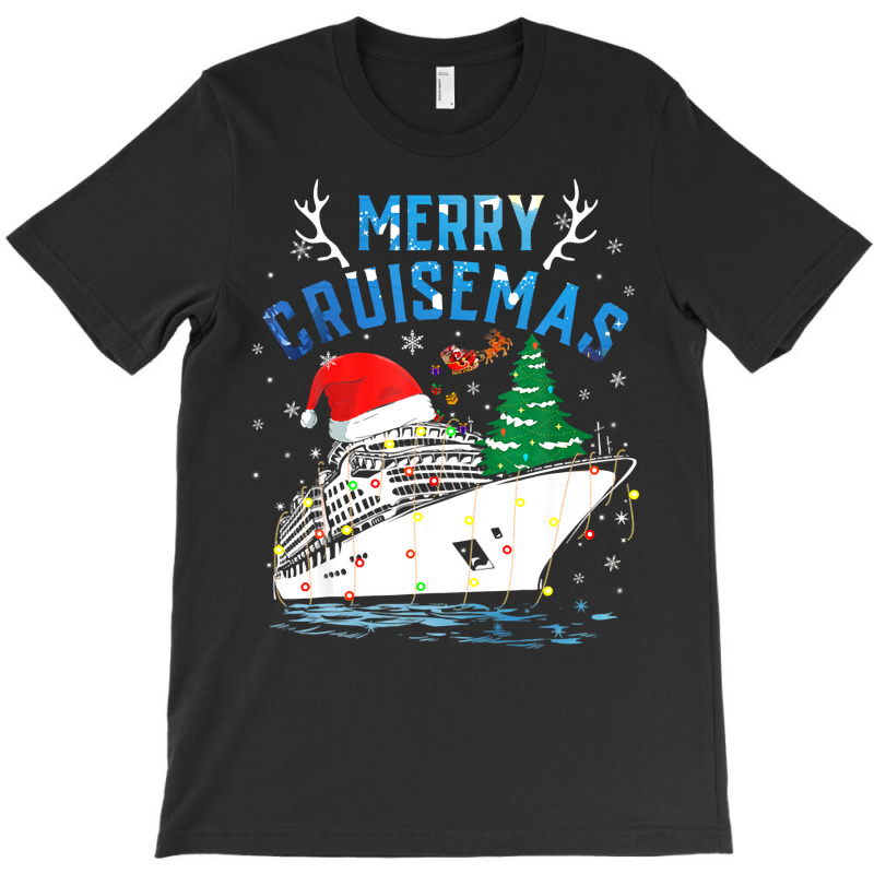 Merry Cruisemas Family Cruise Christmas 2022 Funny Boat Trip Pullover T-shirt | Artistshot