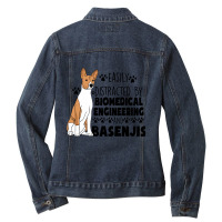 Biomedical Engineering Graduate Biomedical Engineering And Basenjis (1 Ladies Denim Jacket | Artistshot