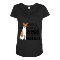 Biomedical Engineering Graduate Biomedical Engineering And Basenjis (1 Maternity Scoop Neck T-shirt | Artistshot