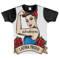 Womens Salvadorean Shirt For Women Latinx Latina Proud Gift T Shirt Graphic Youth T-shirt | Artistshot