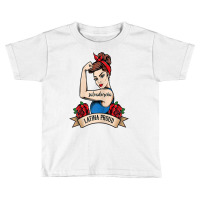 Womens Salvadorean Shirt For Women Latinx Latina Proud Gift T Shirt Toddler T-shirt | Artistshot