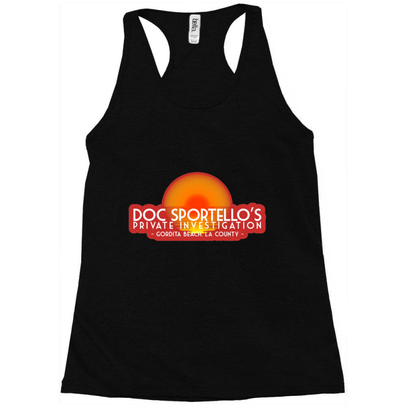 Doc Sportello Private Investigations Racerback Tank by umartinos | Artistshot