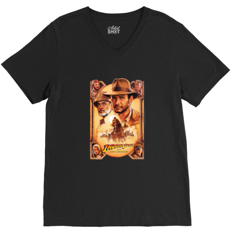 Indiana Jones And The Last Crusade Movie V-neck Tee | Artistshot