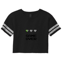 Game Over Hearts Scorecard Crop Tee | Artistshot