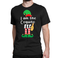 Womens Coquito Elf Funny Puerto Rico Matching Christmas Bilingual V Ne Classic T-shirt | Artistshot