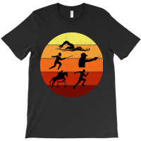 Modern Pentathlon Modern Pentathlon - Swimming Fencing Riding Shooting T-shirt | Artistshot