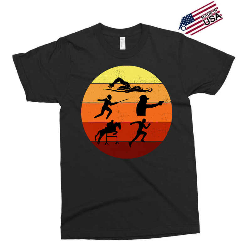 Modern Pentathlon Modern Pentathlon - Swimming Fencing Riding Shooting Exclusive T-shirt | Artistshot