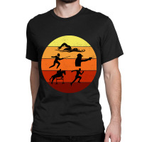 Modern Pentathlon Modern Pentathlon - Swimming Fencing Riding Shooting Classic T-shirt | Artistshot